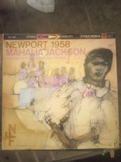 Newport 1958 Mahalia Jackson vinyl record