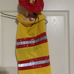 A Firefighter Dog Custom Size Large 