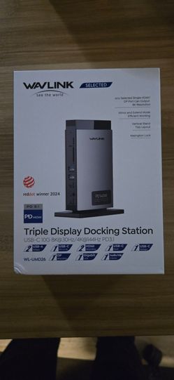 Triple Display Docking Station- 140 W Power 11 in 1