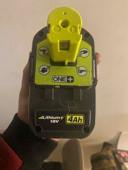 Ryobi ONE+ 18V 4Ah Lithium Battery