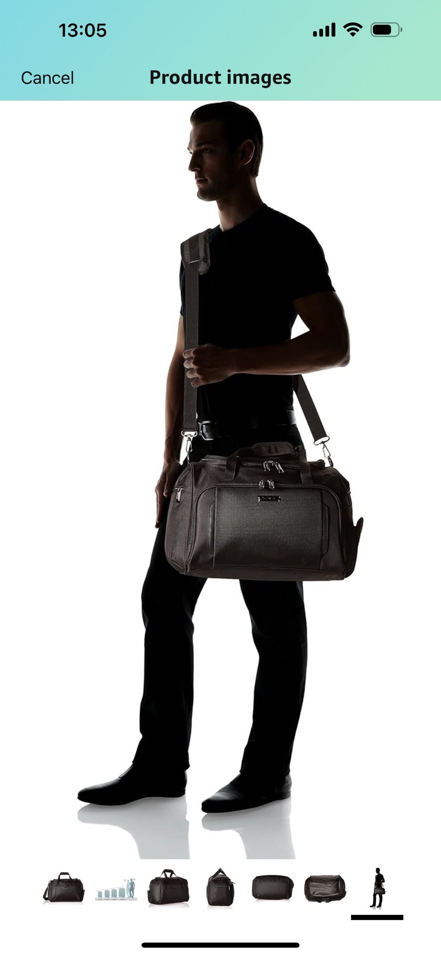 Samsonite Silhouette Sphere 2 Boarding Bag in Black