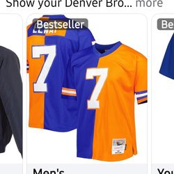 Elway jersey Broncos jersey