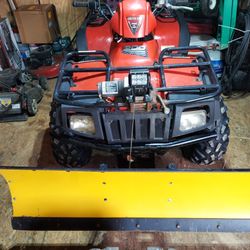  4 Wheeler with snow plow 