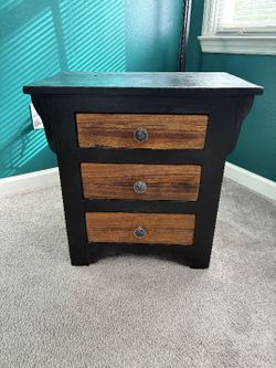 3 Drawer Side Table