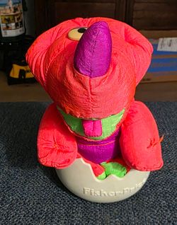 Vintage Fisher Price Dinosaur Baby Toy 1992