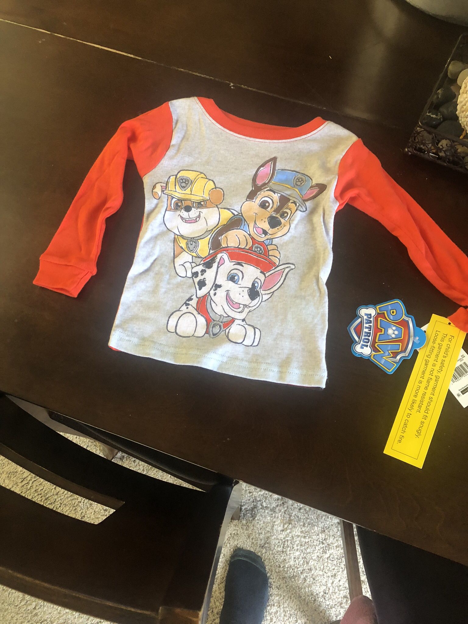 toddler boy paw patrol shirt
