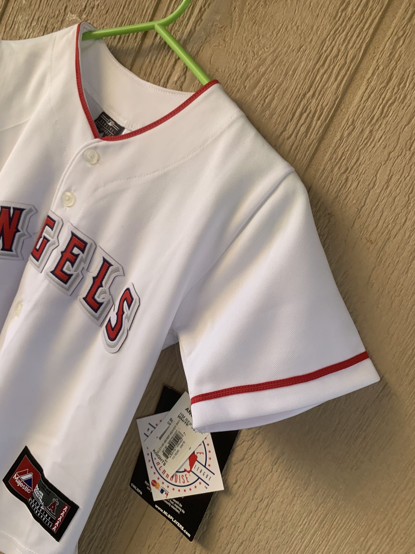 Los Angeles Angels Majestic Authentic White / Red# 36 Weaver Toddler  Size(M)5/6 Jersey New W/Tags for Sale in Fontana, CA - OfferUp