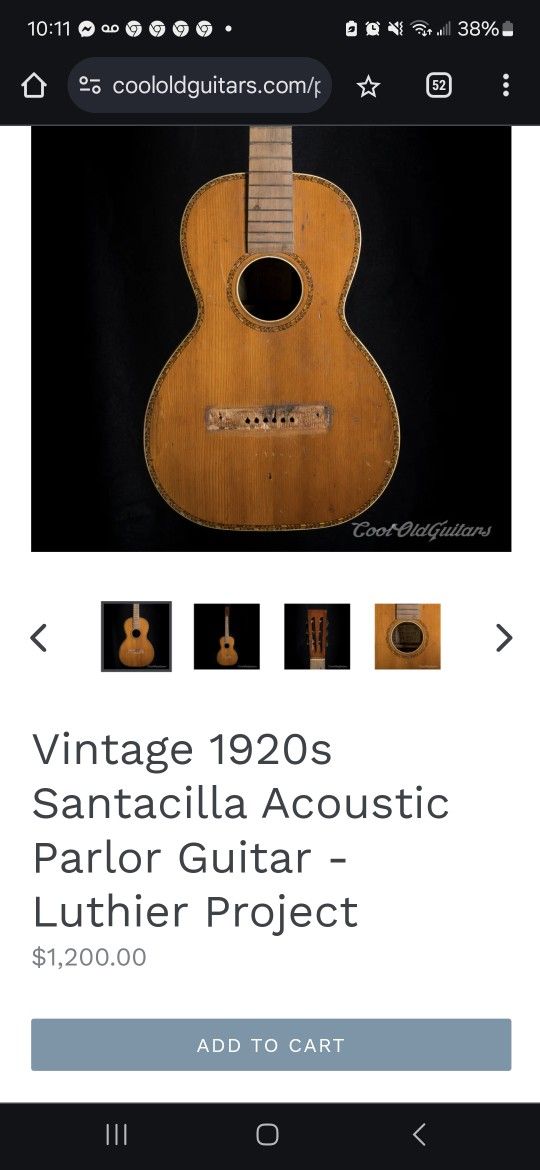 Vintage Santacillia Guitar