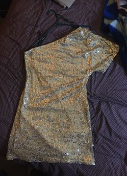 Small gold dress