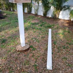 Fence Posts Or Backyard Ideas