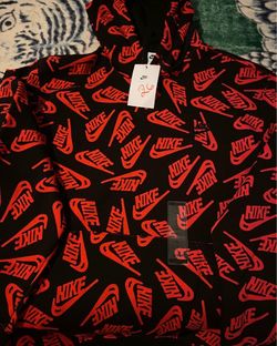 Nike logo all over hoodie size L
