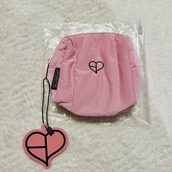 blackpink deadline la popup exclusive cube pouch - pink
