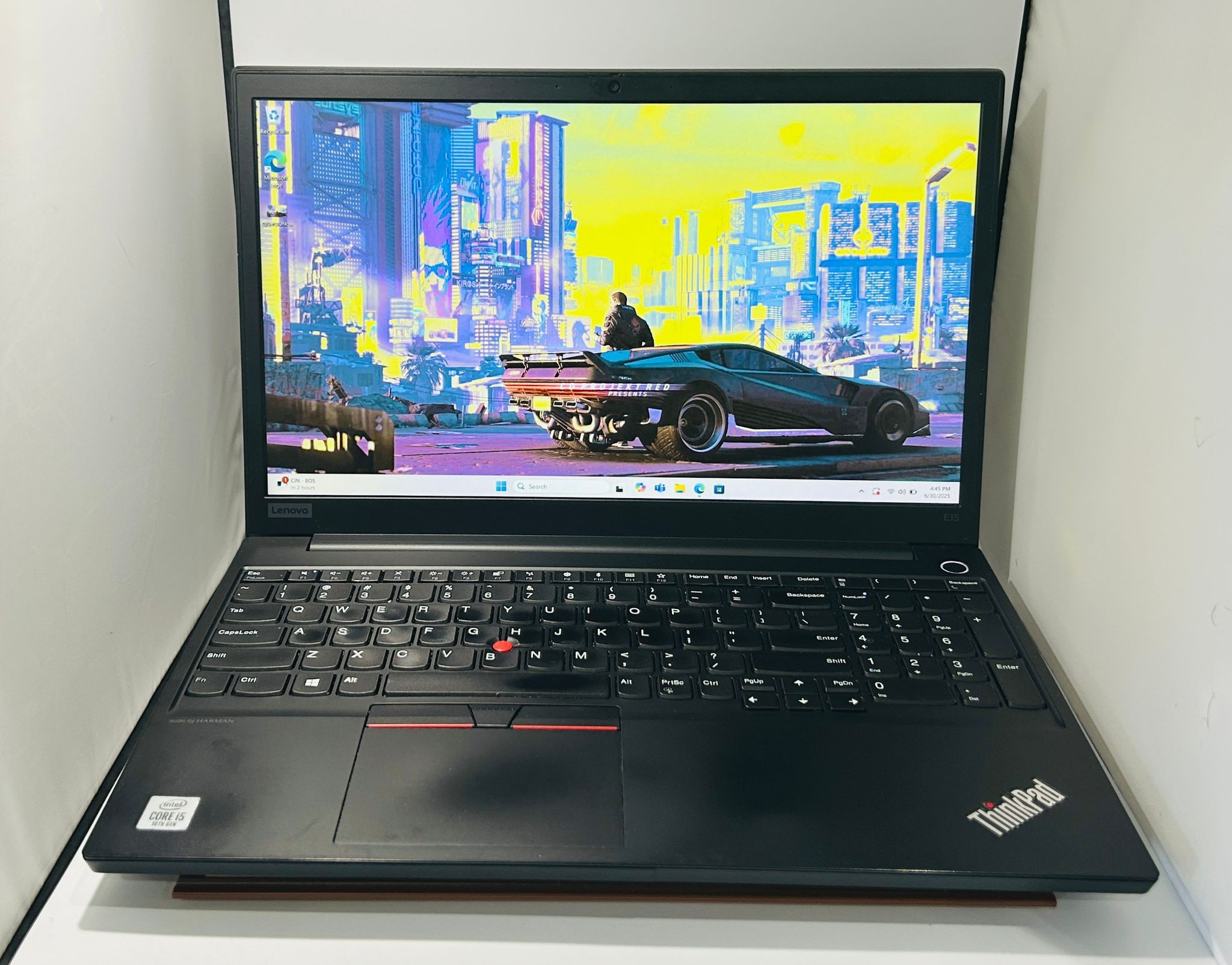 LENOVO E15 15” Intel Core i5-10210u 2.10Ghz 8GB 256GB SSD Windows 11 Pro Fully Functional