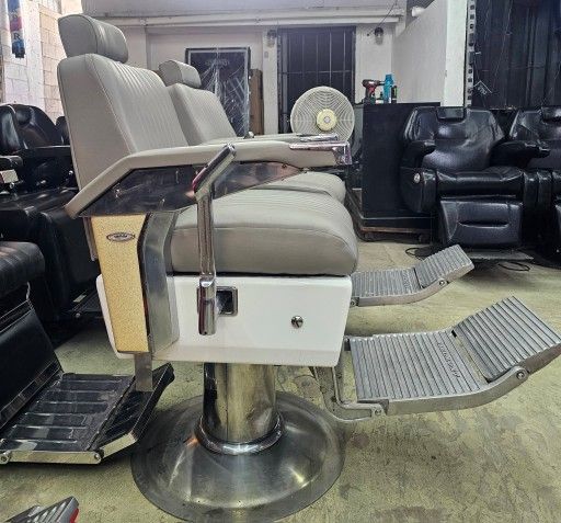 3 BELMONT BARBER CHAIRS