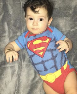 Baby Boy Clothing Superman Onesie Size 6/9 Months