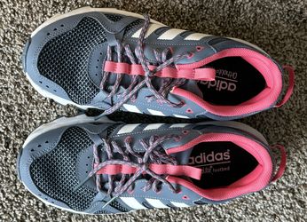 Adidas Rockadia Trail Shoes Womens Low Top Blue Pink CM7216