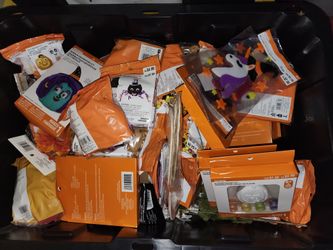 Huge Box Of Halloween Crafts