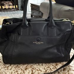 Black Leather Purse