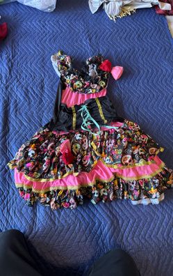 Day Of The Dead Dress Halloween Size M/L