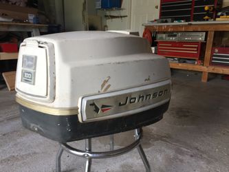 1968 100HP Johnson outboard motor cowl