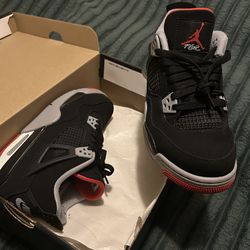 Nike Air Jordan 4 Retro “ Bred Cement Grey “