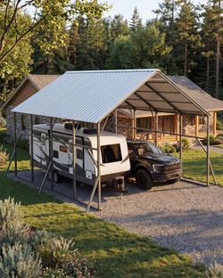 GarveeLife 20x20 ft Vertical Roof Metal Carport