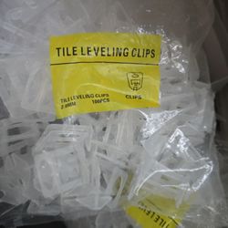 Tile Leveling Clips 2 mm - 100 Pieces, Universal, brand new in bag
