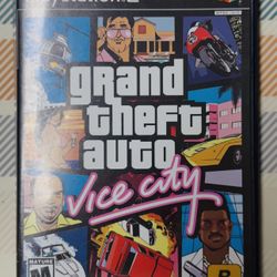 Grand Theft Auto: Vice City (Sony PlayStation 2, 2002) PS2 w/ Map Tested/Works