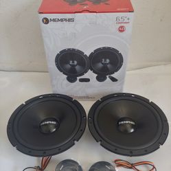 MEMPHIS 1 PAIR 6.5" 100 WATTS COMPONENT SET CAR SPEAKER