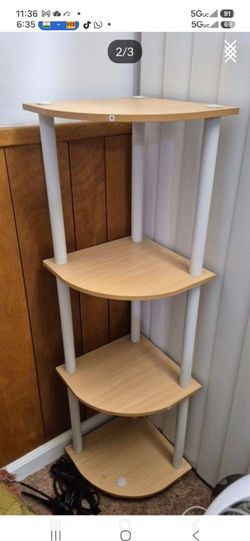 Corner Wooden Self