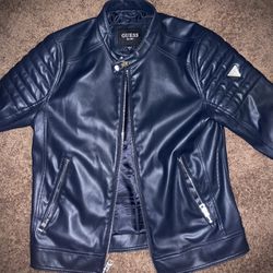 Guess Soft Leather Coat 