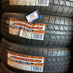 New Tires 225/60/18 Arroyo