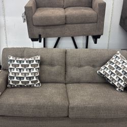 Ashley Mahoney Sofa Loveseat Set Final Sale 
