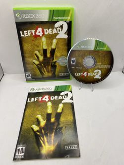 Left 4 Dead 2 (Xbox 360, 2009) Valve Zombie Horror Game - Complete CIB