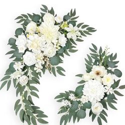 New set of 2 Wedding Arch Flowers,