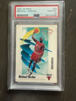 1991 skybox michael jordan psa 10 gem mint
