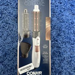 Double Ceramic 3-in-1 Hot Air Brush