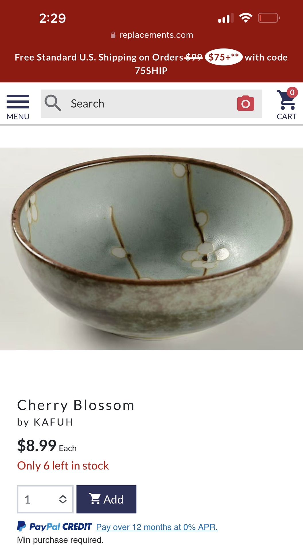 Ceramic white cherry blossom branch Dinnerware set with matching canvas Included