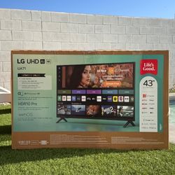 43” Lg smart 4k led Uhd tv