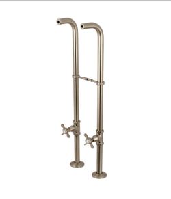 Kingston Brass CC266S8BEX Freestanding Tub Supply Lines Brushed Nickel