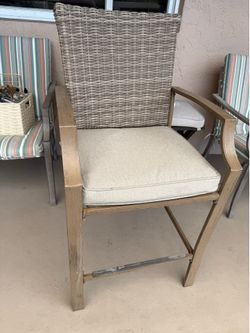 Tall patio chair
