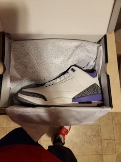 Jordan 3 DARK IRIS SIZE 12 Deadstock