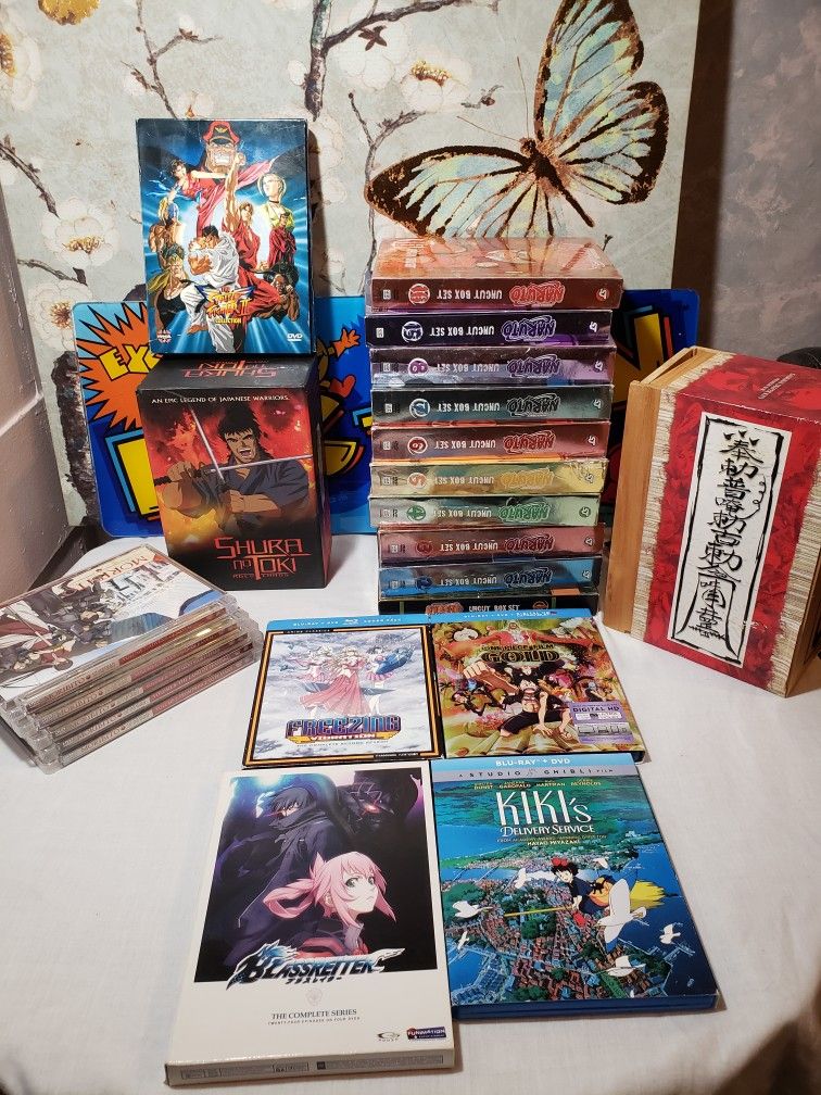 Anime DVD & Blu- Ray Lot