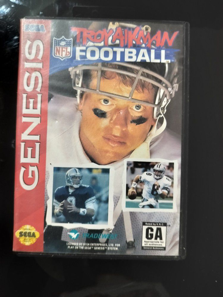 Troy Aikman NFL Football (Sega Genesis, 1994) 
