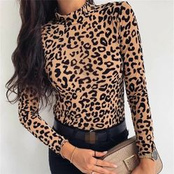 Leopard Print Crop Top  - Various Sizes
