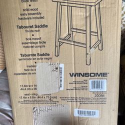 Wood Saddle Stools   24 inches in height