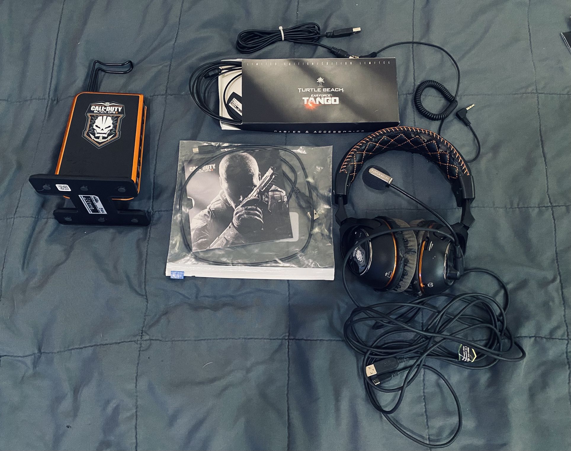 Sony Playstation 3 Ps3 Call Of Duty Black Ops Headset, Bundle Lot Fully Functional
