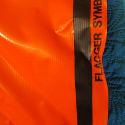 Brand New Sign And Helmet 