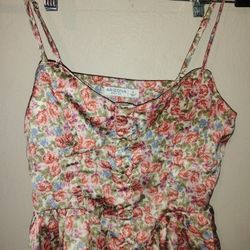 Arizona Crop Top Silky Material NWT