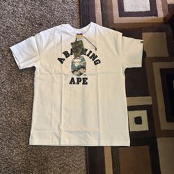 Graphic White Tee Size Medium 